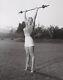 Framed Marilyn Monroe Outdoor Weight Lifting At The Gym Fine Art Print B&w Rare