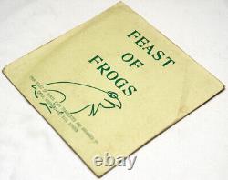Feast of Frogs Rare New Zealand 7 45 EP Private press 80s Art Rock Bill Direen