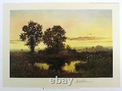 GERALD COULSON Dusk countryside pond LIM ED SIGNED! SIZE51cm x 68cm NEW RARE