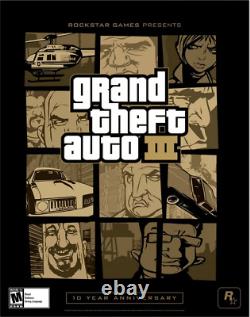 GTA3 Collectible Giclée Poster Artwork Rare Sold out Lithographic