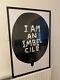 Genuine Banksy! Dismaland I Am An Imbecile Balloon Rare David Shrigley Framed