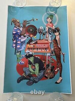 Gorillaz Song Machine A2 Print 139/500 Extremely Rare Official Limited Edition