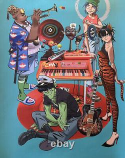 Gorillaz Song Machine A2 Print 139/500 Extremely Rare Official Limited Edition