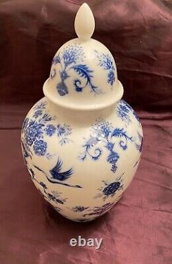 H&g Selb Heinrich Large Vase with Lid 40cm Porcelain Antique RAR RARE LIKE NEW