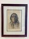 Henry Balink Original Etching Native American Chief Signed Ltd Ed 17 Of 50 Rare