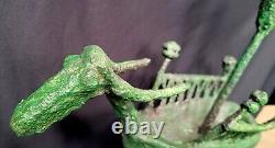 Historic Artifact Replica Italian Sculpture Rare Ship Statue Nuragic Unique