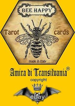 Honey bee art tarot card cards deck tell fortune telling rare vintage oracle set