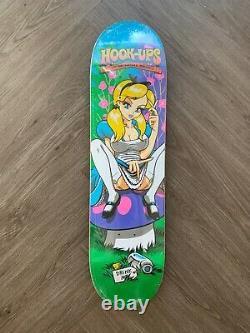 Hook-Ups Alice Skateboard Deck 8.0 Jeremy Klein JK Industries (RARE)