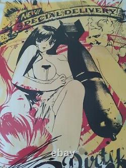 Hush'dirty Bomb' Very Rare Large Hand Finished Print Unframed