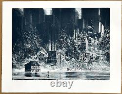 Inception Variant Screen Print By Nicolas Delort S/n #21/100 Sketch Rare