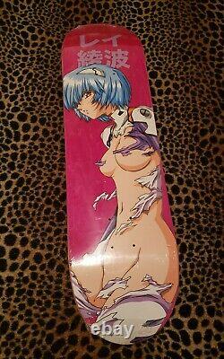 JK Industries Rei Anime Skateboard Deck 8.25 Jeremy Klein Rare Hook Ups Nos