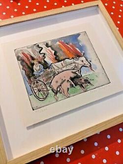 Jake Chapman The Marriage of Reason & Squalor (2008) FRAMED SIGNED RARE