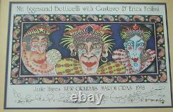 Jamie Hayes New Orleans Mardi Gras 1998 Very Rare Signed Gold Artists Proof 1/1