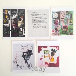 Jean Michel Basquiat Estate Rare Pop Art Postcards Boxed Set Of 25 New Mint