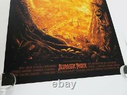 Jurassic Park Movie Poster Kevin Wilson 24x36 Screen Print Art #5/100 BNG Rare