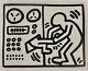 Keith Haring, Pop Shop Print, Rare Limited Edition 1989, 12 X 14 Framed