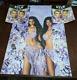Kylie & Kendall Jenner In Bikini Large Banner Pillow Case Posters 27 X 40 Rare