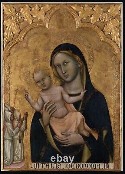 LARGE Madonna and child Vatican Museums pinacoteca rare fine art print