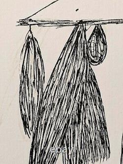 LOUISE BOURGEOIS Sheaves (1985) LITHOGRAPHIE RARE