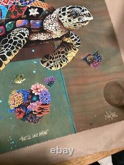 LOUIS MASAI'Turtle Love Affair', 2022 Ltd. Edition Print Rare