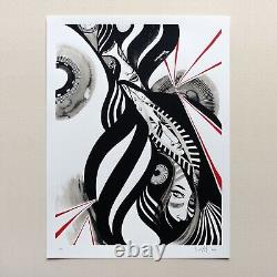 LUCY MCLAUCHLAN RARE Screenprint produced by BLK/MRKT Editions
