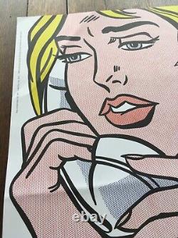 Lichtenstein A Retrospective 2013 Tate Modern Official Exhibition Poster RARE