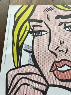 Lichtenstein A Retrospective 2013 Tate Modern Official Exhibition Poster RARE