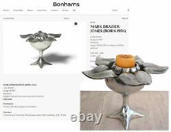 MARK BRAZIER-JONES Lotus Burner RARE MODERN ART Collectible