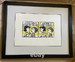 Mark Drew Art Print Peanuts Rap Coolio Skee-lo /150 Professionally Framed! Rare