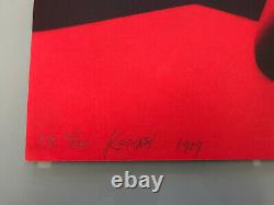 Mark Kostabi Upwardly Mobile Signed & Numbered Serigraph 1989 Rare #1