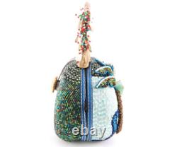 Mary Frances Coconut Grove Handbag New Purse Bag Palm Tree Seahorse Rare USA