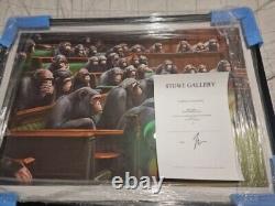 Mason Storm Monkey Parliament 1, 2 and 3 AP's With COA. Rare and Framed