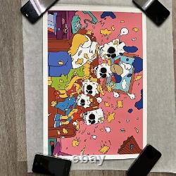 Matt Gondek Nuclear Family Art Print Signed Simpsons Edition Rare