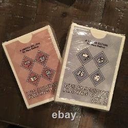 Max Dalton Wes Anderson Film Playing Cards Volume 1 & 2 Set Spoke Art Rare OOP