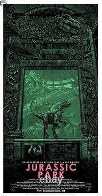 Mondo Daniel Danger SDCC 2018 exclusive Jurassic Park Artist Print (Rare)