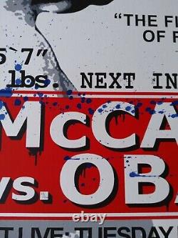 Mr. BRAINWASH'McCain v OBAMA' VERY RARE LIMITED EDITION PRINT