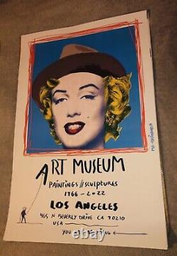 Mr Brainwash La Art Museum Show Marilyn Monroe 24x36 Print Poster 309/500 Rare