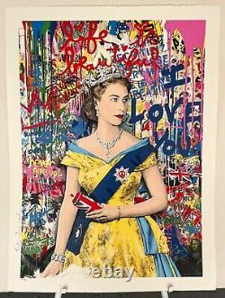 Mr brainwash numbered RARE LICENSE PROOF 2/2 print Royal Love Queen