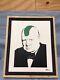Mrs Banksy Churchill Canvas Very Rare With Crate And Coa
