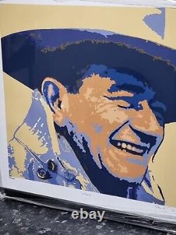 NEW RARE Limited Edition print 90/100' John Wayne' artist Steve Crisp