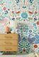 Nwt Anthropologie Eden Mural Wall Paper Sold Out Whimsy Folk Art Rare Find