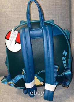 NWT RARE Loungefly X Pokemon Snorlax Mini Backpack (see pics withfactory crease)