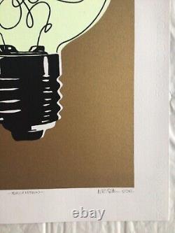 Nick smith brighton limited edition glow in the dark print ultra rare