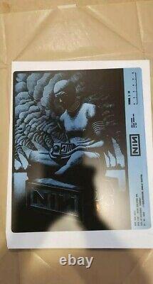 Nine Inch Nails Reznor Charles Degeyter Amsterdam RARE X-RAY TEST Print Poster
