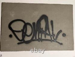 ORIGINAL! RARE! DENIAL! Artwork-SIGNED! Live, Laugh, Love, Die Welcome Mat