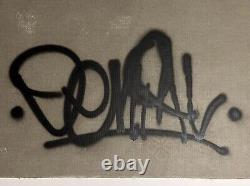 ORIGINAL! RARE! DENIAL! Artwork-SIGNED! Live, Laugh, Love, Die Welcome Mat