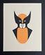 Olly Moss Wolverine Or 2 Bat Men Limited Edition Print Rare