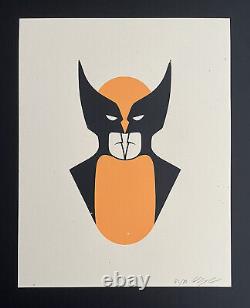 Olly Moss Wolverine or 2 Bat Men Limited Edition Print Rare