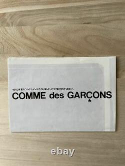 Original 1992 Rei Kawakubo Comme Des Garcons Fashion Exhibition Poster Ex Rare