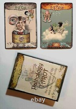 Pathology art tarot cards deck guide book wicca oracle rare minor arcana vintage